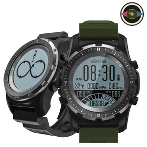 Bakeey S966 GPS Heart Rate Monitor Compass Temperature Multi-sport Modes Outdoor Watch Smart Watch