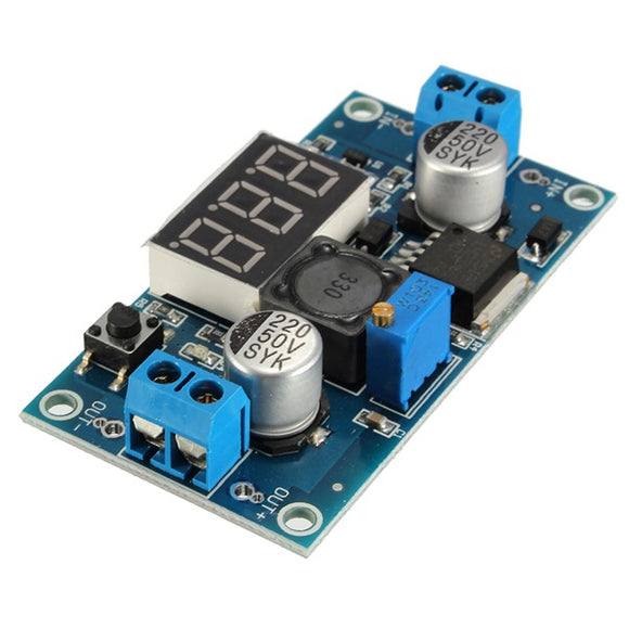 LM2596 DC-DC Voltage Regulator Adjustable Step Down Power Supply Module With Display