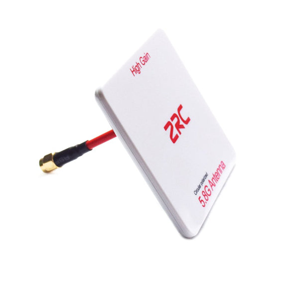 ZRC 5.8GHz 14dBi Circular Polarized High Gain Flat Panel Antenna SMA/RP-SMA LHCP/RHCP for FPV Transmitter