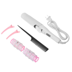 2 in 1 Hair Straightener Curler Professional Ceramic Heating Temperature Adjustable Hair Curling Tool