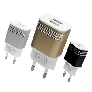 Bakeey EU Plug 5V 2.1A 10.5W Dual USB Fast Charging USB Charger for Samsung Galaxy S9 Xiaomi Huawei