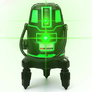 360 5 Line 6 Points Green Light Laser Level Rotary Laser Line Outdoor Cross Self Level 3D