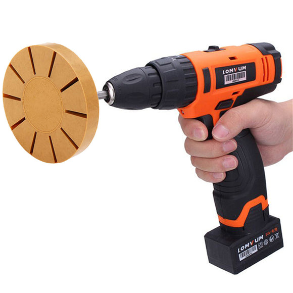 4 Inch Rubber Eraser Wheel Decal Removal Eraser Wheel Pneumatic Tools Rubber for Electric Drill