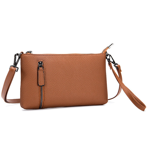 Genuine Leather Vintage Light Durable Shoulder Bag Phone Bag Crossbody Bags For Women