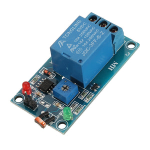 Photosensitive Resistance Sensor With Relay Module 5V Optical Control Switch Light Detection Switch