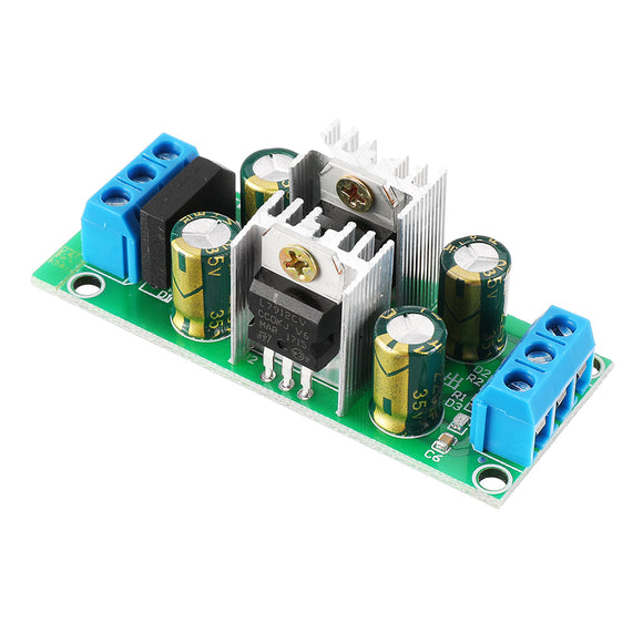 10Pcs LM7815/05/12 + 7915/05/12 Voltage Regulator Module Power Supply Board +/- Dual 12V Rectifier Filter