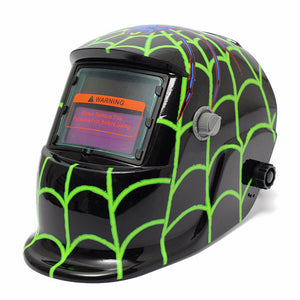 New Style Green spider Solar Welder Mask Auto Darkening Welding Helmet Arc Tig