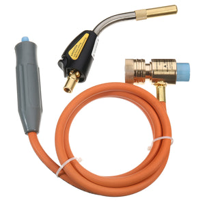 Mapp Gas Self Ignition Plumbing Turbo Torch With Hose Solder Propane Welding