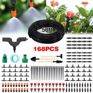 DIY 50ft 20 Drip Irrigation Set Watering of Flower Pot Flower Irrigation Tool kit