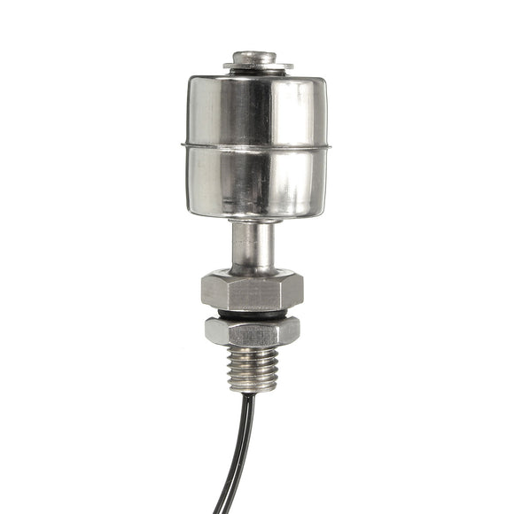 50W 220V Stainless Steel Vertical Liquid Water Level Sensor Tank Pool Internal Floating Switch