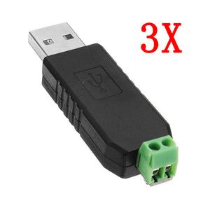 3pcs USB To RS485 Converter Module USB To TTL / RS485 Dual Function Dual Protection