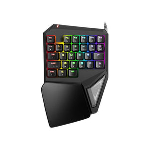 Original Delux T9 Plus One-hand 29keys Wired USB Gaming Mechanical keyboard