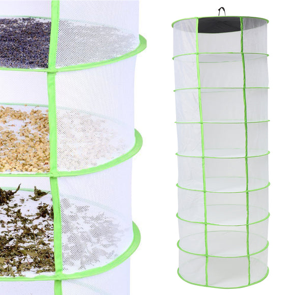 Herb Plant Bud Drying Net 8 Layer Shelf Dryer Hanging Rack Fast Drying Storage Net