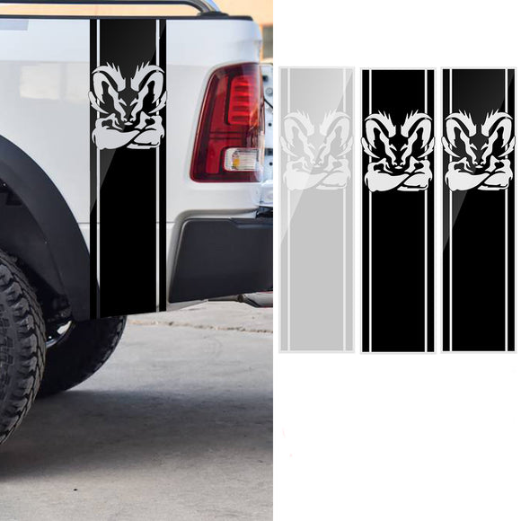 97x 25CM Car Stripe Racing Stickers PVC Decals for Dodge Ram 1500 2500 3500 5.7L DS011