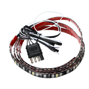 60inch 256LED Car Tailgate Strip Light Bar Red Brake Stop Turn Signal Lamp for Pickup Trailer