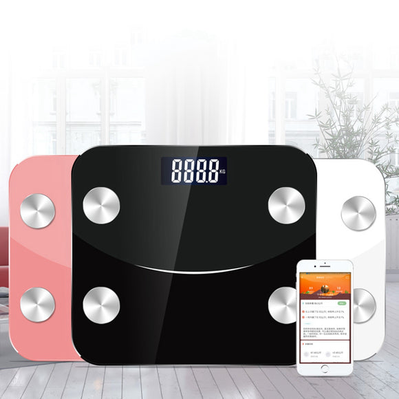 KCASA Intelligent Body Fat Scale App Smart Wireless Scale for Body Weight Body Fat Water Muscle Mass BMI Bone Mass Visceral Fat etc