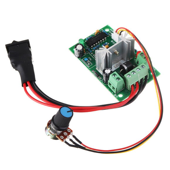 6V 12V 24V PWM DC Motor Governor Electronic Stepless Speed Controller Regulation Brushless Motor Inverter Switch CCW CW