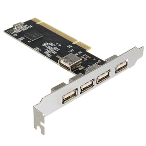 PCI to 5-Port 480Mbps USB2.0 Hub PCI Card Adaptor Module