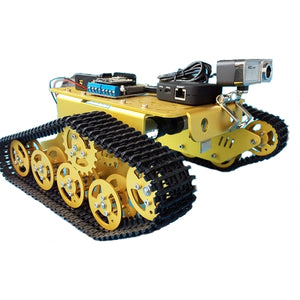 T300 WIFI Video L293D Motor Shield Smart Robot Tank DIY Kit + Camera NodeMCU Development Board