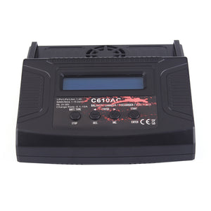 C610AC 100W 10A AC/DC Balance Charger Discharger for 1-6S LiPo Battery