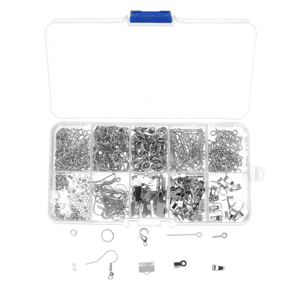 DIY Jewelry Making Kit Starter Earring Bracelet Necklace Findings Craft + PP Box