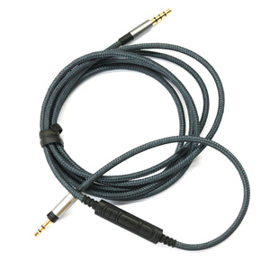 Replacement Cable with Remote & Mic for Sennheiser Momentum Over On-Ear Headphones 1.2M