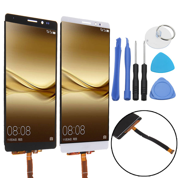 LCD Display+Touch Screen Digitizer Assembly Replacement With Tools For Huawei Mate 8 6.0''