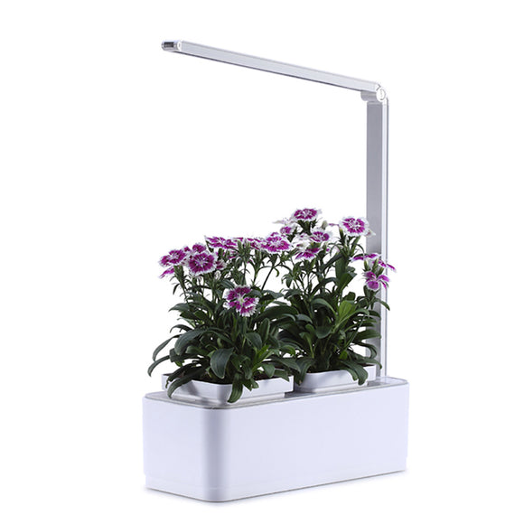 Automatic Watering Planting Garden Creative Soilless Flower Pot LED Artificial Sunlight Cultivation Green Plant Hydroponic System