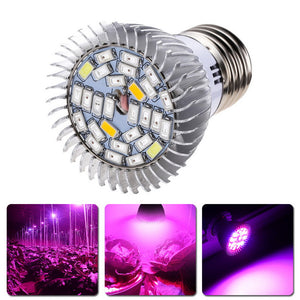 Garden Plant E27 18 28 LED Grow Light Bulb Full Spectrum Bulb Lights Indoor Plants