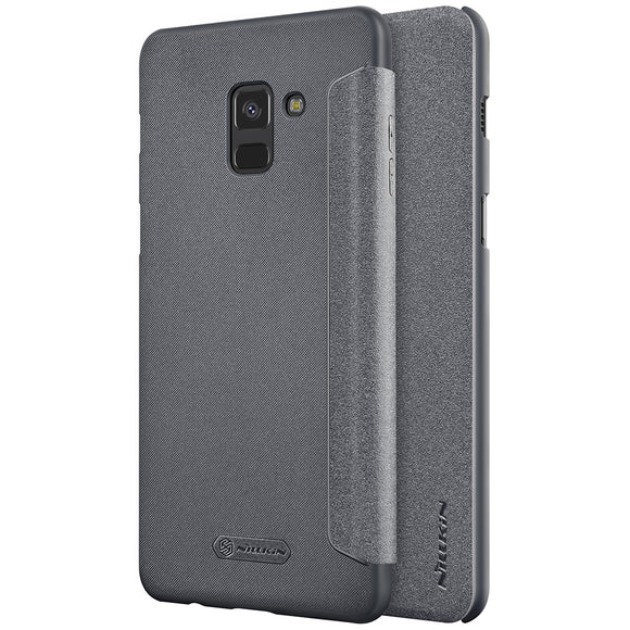 NILLKIN Flip PU Leather Hard PC Case for Samsung Galaxy A8 (2018)