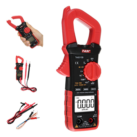 TA8315B Clamp Meter Multimeter High Precision Digital Ammeter Table  AC and DC Universal Automatic Multifunction