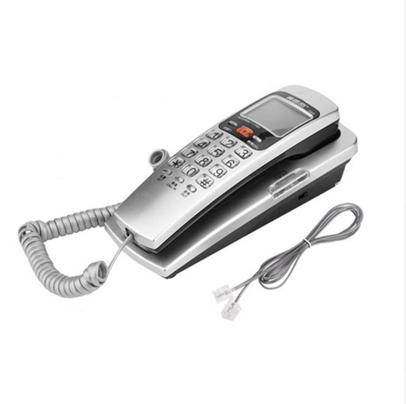 FSK/DTMF Caller ID Telephone Corded Phone Big Button Desk Put Landline Fashion Extension Telephone