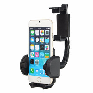 Universal 360 Degree Rotation Car Rear View Mirror Mount Holder Stand Cradle for Cell Phone GPS