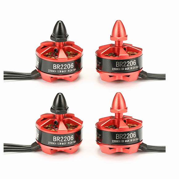 4X Racerstar Racing Edition 2206 BR2206 2200KV 2-4S Brushless Motor for RC Drone FPV Racing Multi Rotor