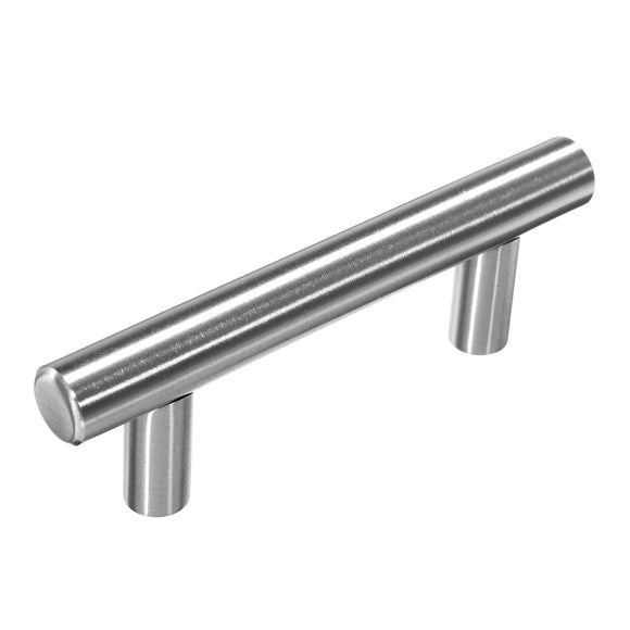 10Pcs T Bar Pulls Handles Steel Modern Knobs Kitchen Bathroom Cabinet Hardware