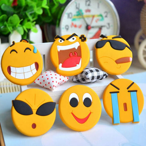 Lovely Cartoon Faces Smiling Fridge Magnet Magnetic Sticker White Board Magnet Room Decor Paste