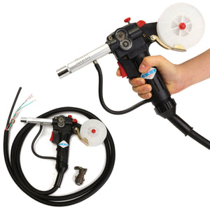 Spool Gun Gas Shielded Welding Gun Push Pull Aluminum Torch with 3M Cable