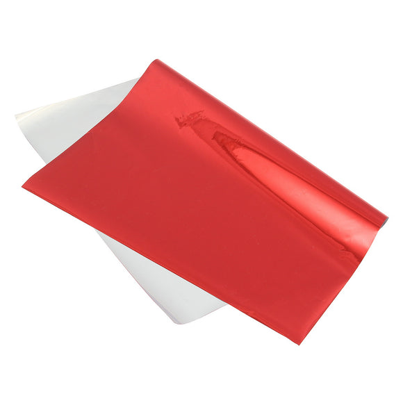 50Pcs Transfer Foil Paper Hot Laminator Red for Laser Printer