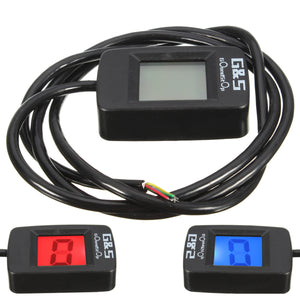 Universal Motorcycle ATV Digital LCD Gear Indicator 1-6 Gear Shift Lever Sensor