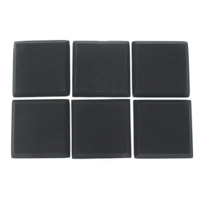 6Pcs 30x30x5cm Acoustic Soundproof Studio Foam Sound Absorption Bevel Edge Wall Tiles