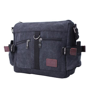 Men Women Canvas Casual Outdoor Shoulder Crossbody Bag