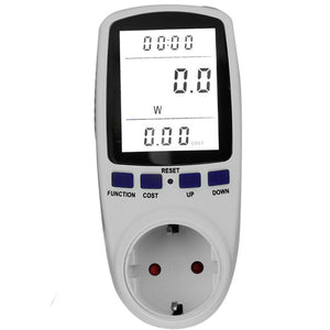 TS-836B Digital Energy Meter Socket Plug-in Electric Power Meter Energy Monitor LCD Display