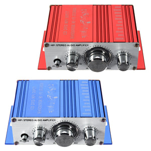 Mini Amplificateur DC 12V Hi-Fi SNR 85dB 20Hz-20kHz Power Stereo Amplifier