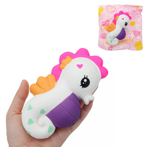 Seahorse Squishy 14.5*8.2*5CM Slow Rising With Packaging Collection Gift Soft Toy