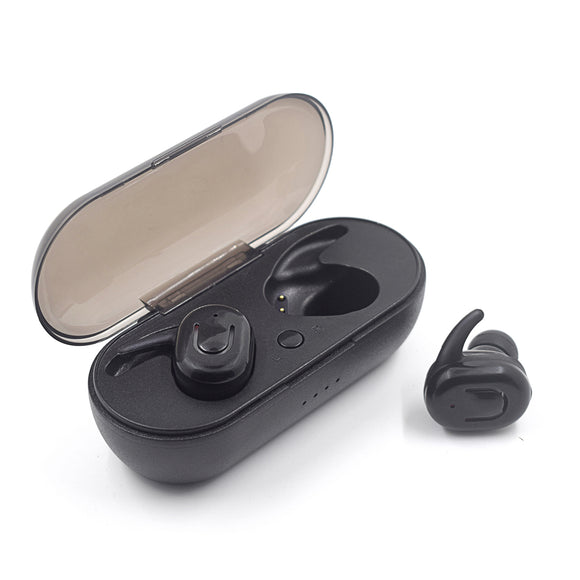 Mini Portable TWS Wireless bluetooth Earbuds Stereo Bilateral Calls Earphone with Charging Box