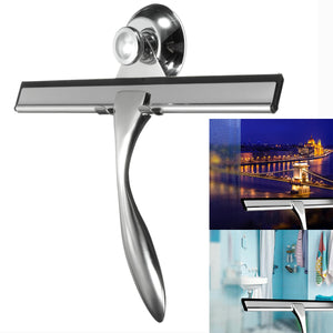 Stainless Steel Squeegee Glass Window Wiper Cleaner Mirror Tile Bathroom Shower