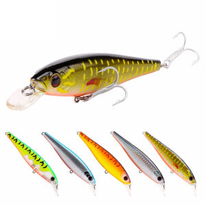 SeaKnight SK038 5pcs 17.3g 100mm 0-1.2M Suspending Minnow Fishing Lure Hard Bait Fishing VMC Hooks