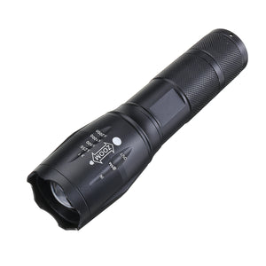 T6  800 Lumen 3 Modes Zoomable LED Flashlight 18650 Tactical Flashlight Waterproof Work Lamp Emergency Warning Lantern