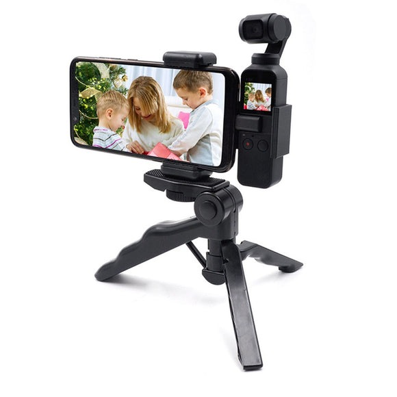 STARTRC Gimbal Expansion Bracket and ABS Mobile Phone Clip and Tripod Stick Set For DJI OSMO Pocket Gimbal