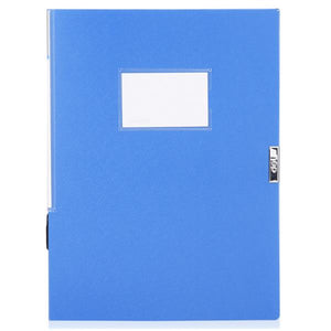 Deli 5606 3 Inch Blue Document File Folder For Office Conference